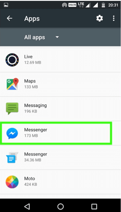 how to logout from messenger