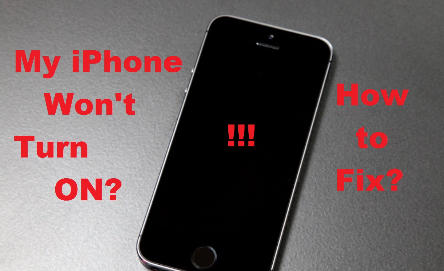 iphone won't turn on