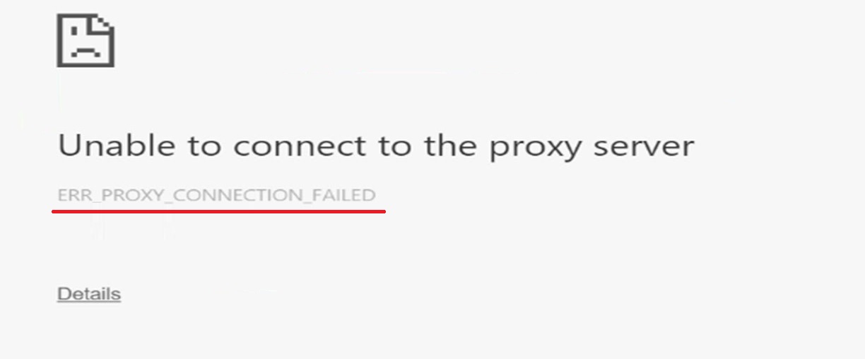 err_proxy_connection_failed