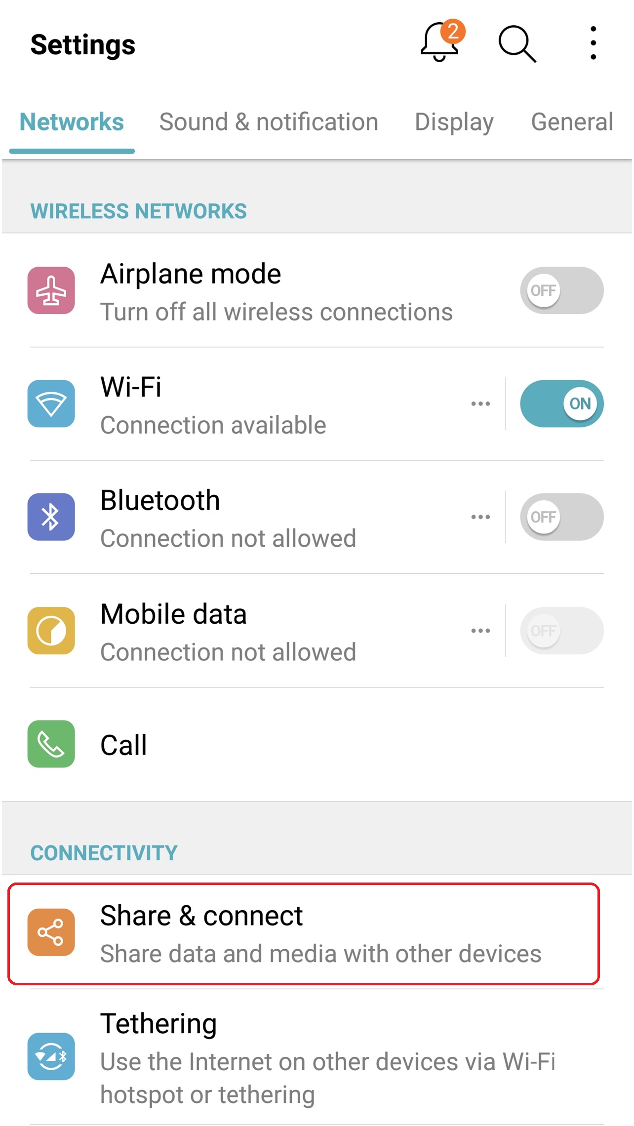lg phone share and connect