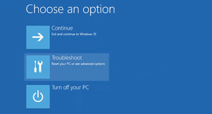 Windows 10 Troubleshoot