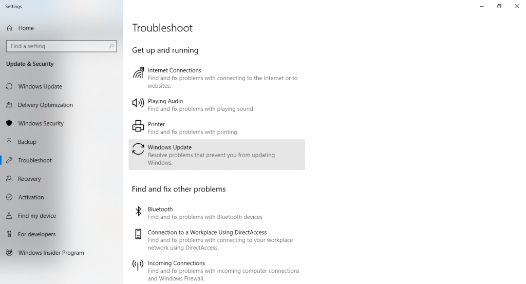 download windows 10 updates troubleshooter tool from microsoft