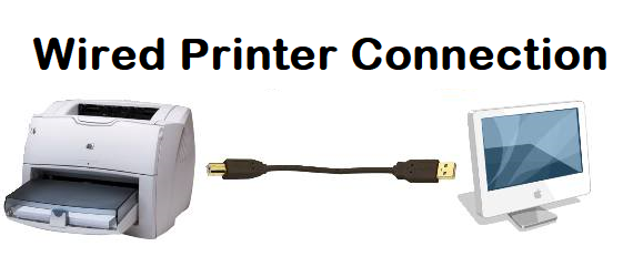 wired printer connection