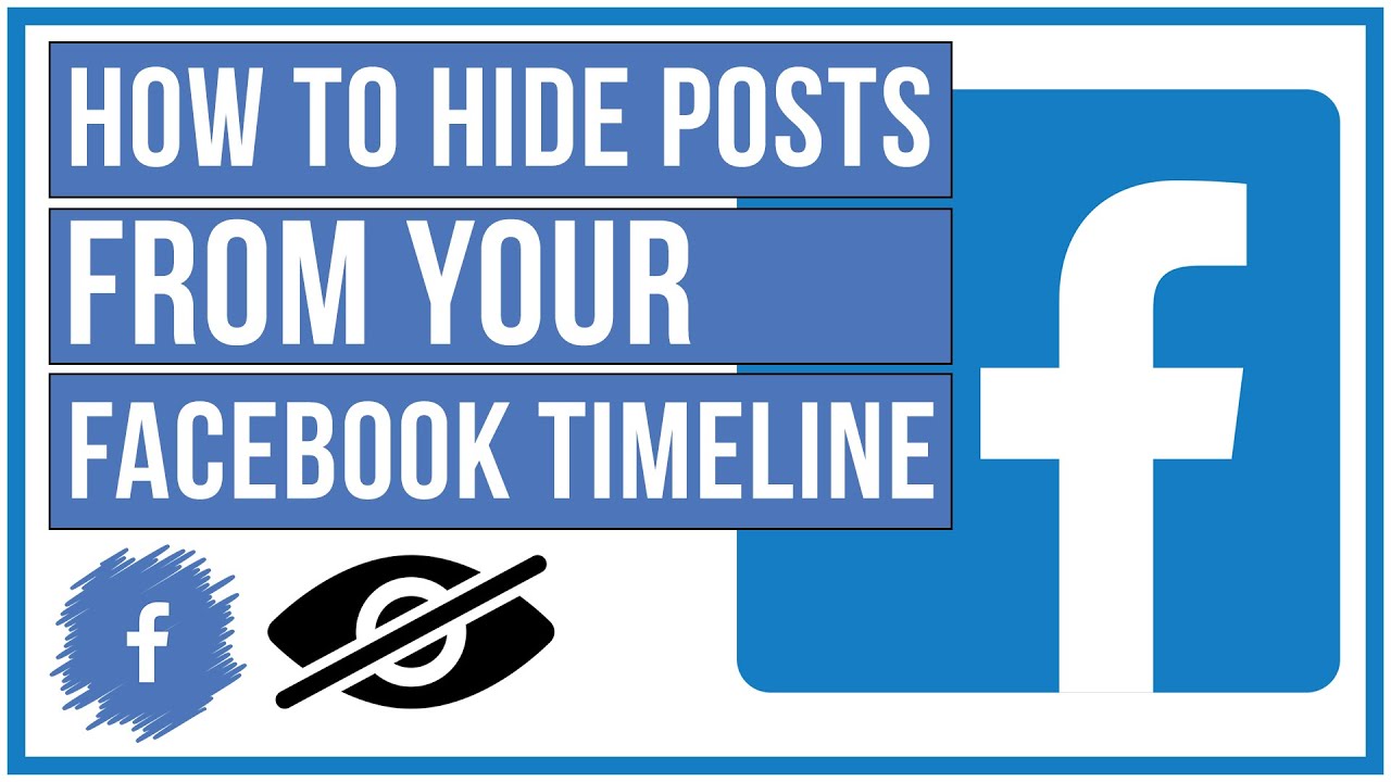 hide delete facebook post