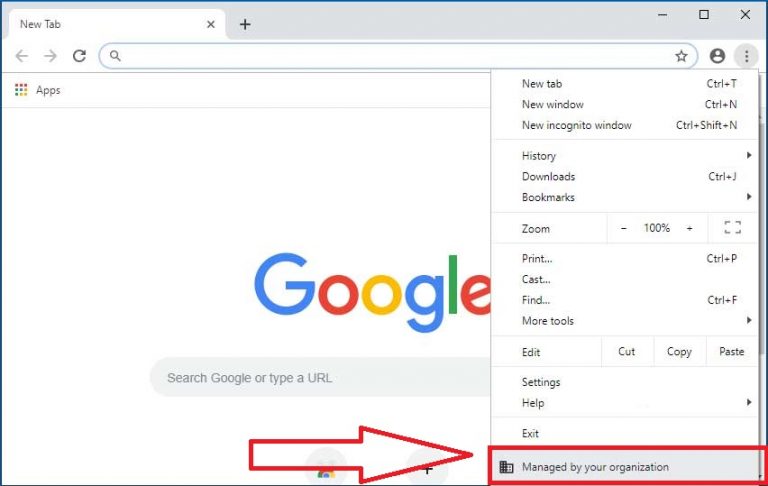 [Chrome]Your browser is managed by your organization.!