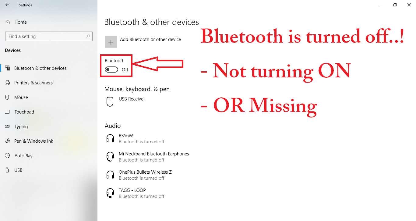 Fix: Windows 10 Bluetooth is turned off and not working anymore