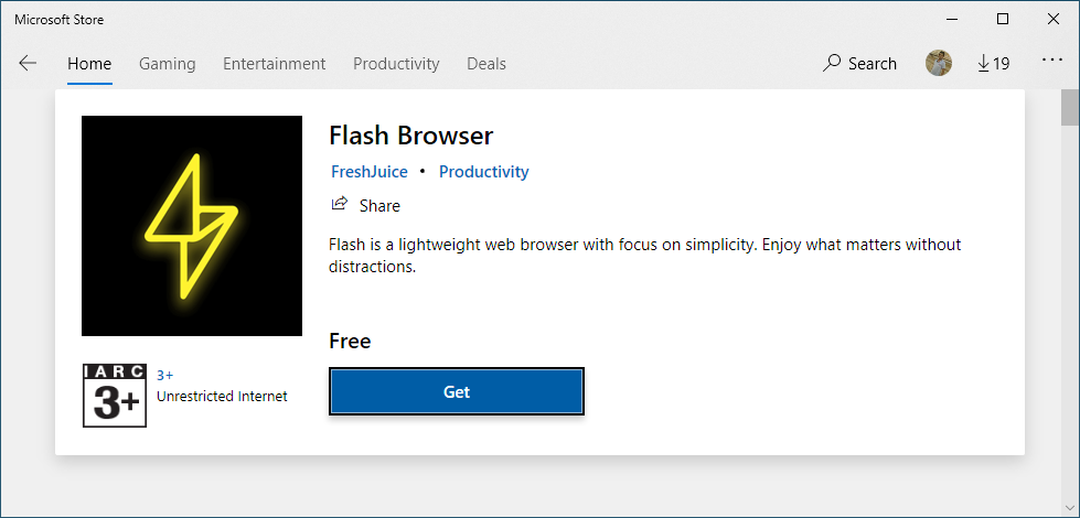 flash browser