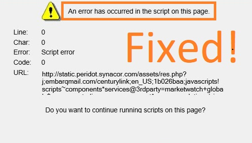 (4 best fixes) How to fix Script Error.