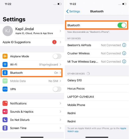 How to connect PS4 controller on iPhone