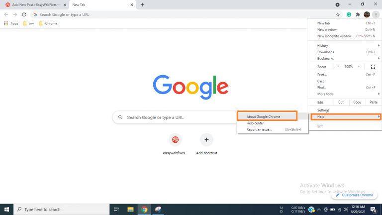 Status access violation google chrome что делать