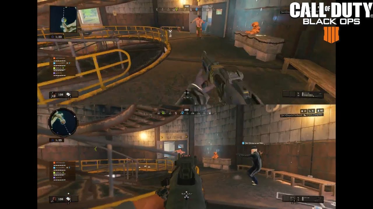 does call of duty cold war have split screen zombies
