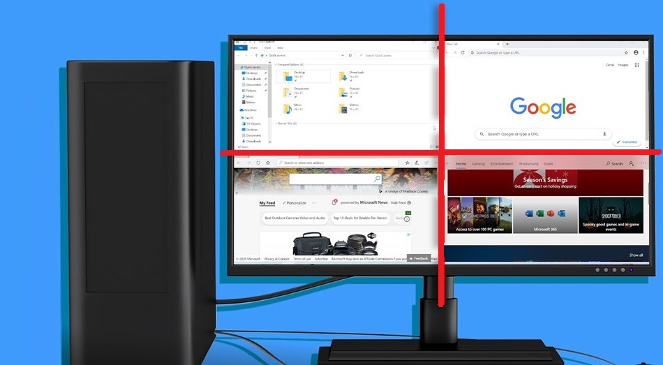 Well, using multiple monitors at the same time boost efficiency and consume less time. Having multiple monitors consumes space and it is costly as wel