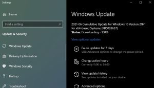 Download and Install the Latest Windows 10 update of June 2021