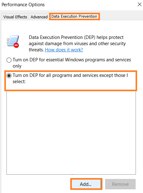 Disable COM Surrogate from Data Execution Prevention