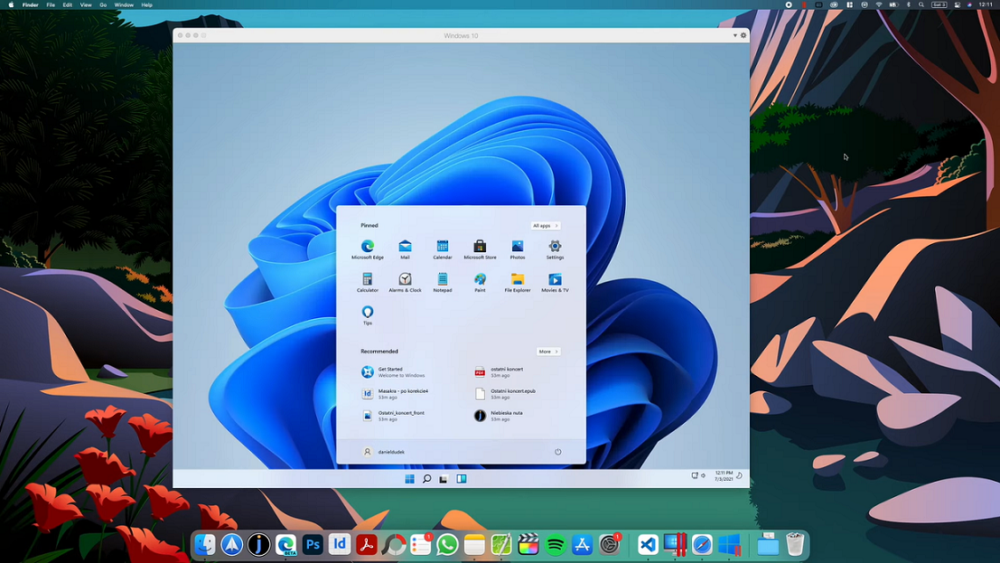 parallels for mac connect external drive