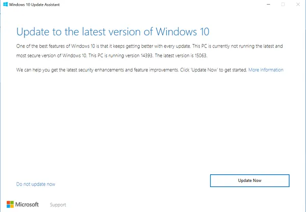 windows 11 update assistant update now