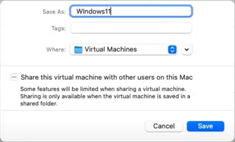 windows 11 vmware fusion mac