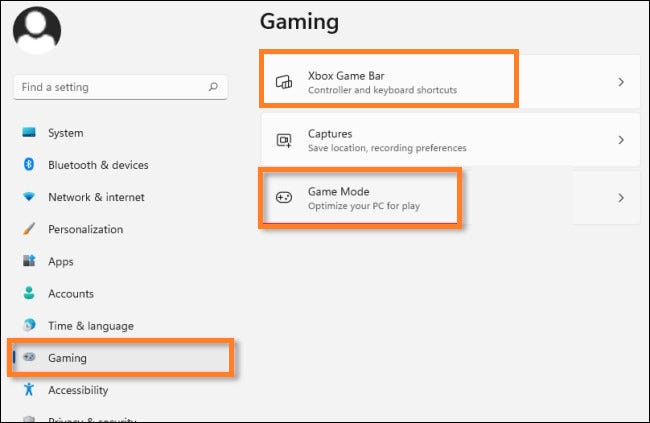 Disable Game Mode on Windows 11