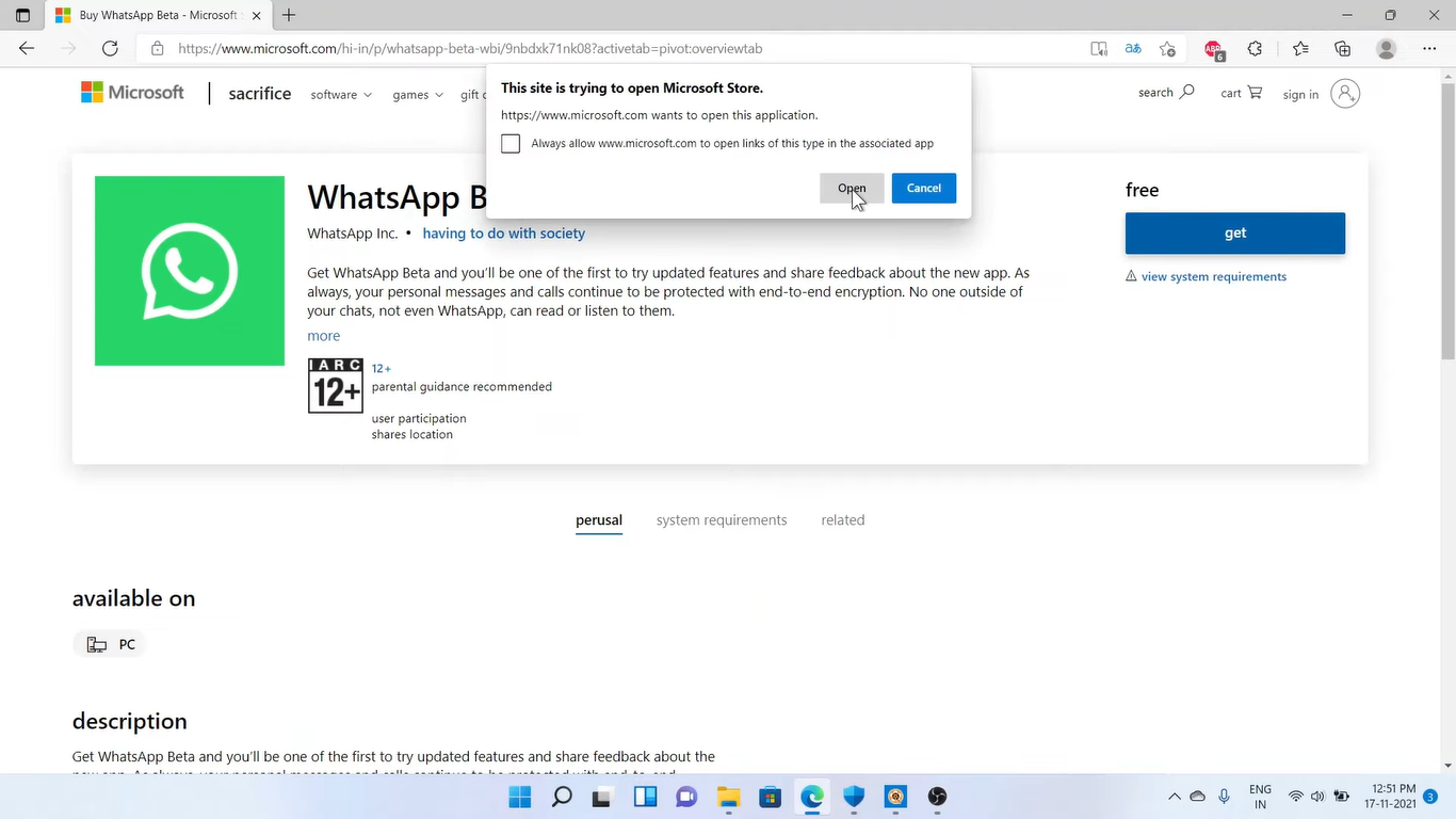 whatsapp beta download windows 11 10