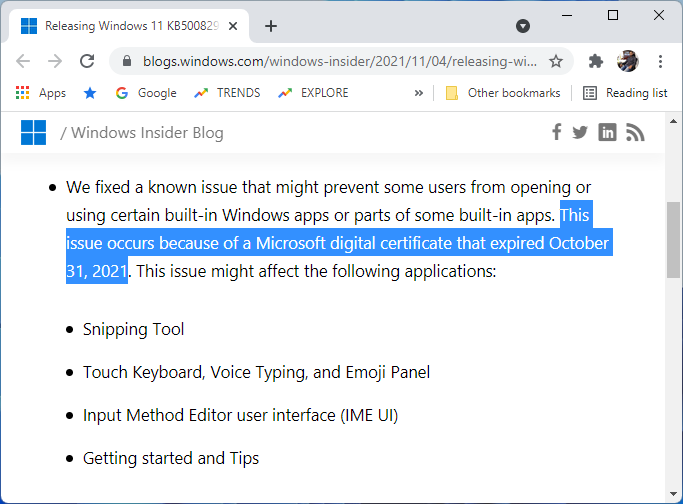windows 11 snipping tool digital license certification expired
