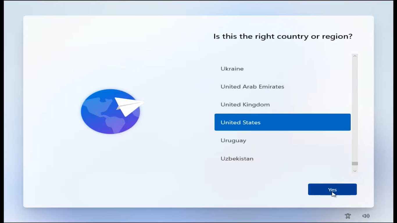 choose your country or region