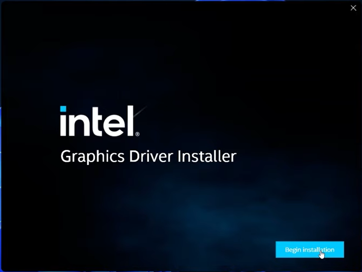 install intel graphics driver