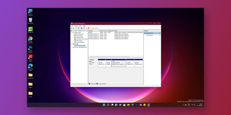 How to Make Disk Partition in Windows-11