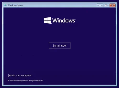 install now windows 11