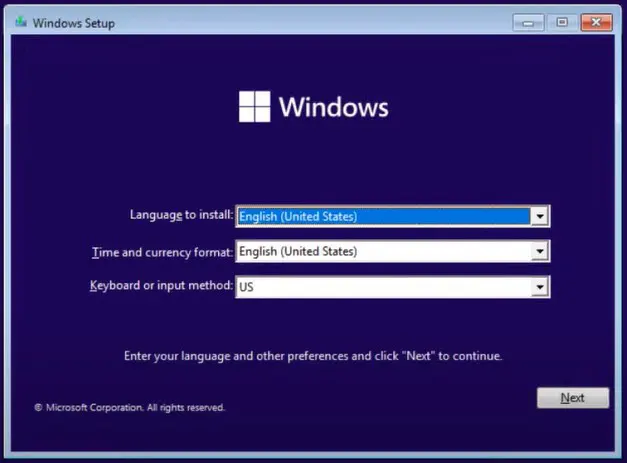 install windows 11 language time keyboard